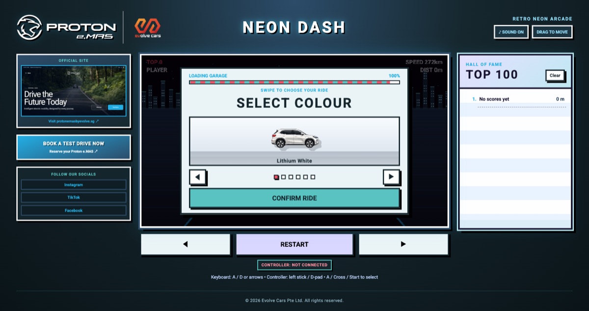 Neon Dash game preview